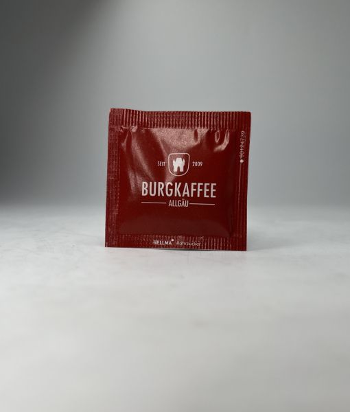 Rohrzuckerbriefchen "Burgkaffee"